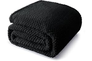 ‎WHALE FLOTILLA Whale Flotilla Kuscheldecke Decke, Flauschig Sofadecke Fleecedecke, Weiche und Warme Wohndecke Tagedecke für Jahreszeiten, 150x200 cm, Schwarz