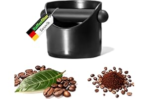 Souvik Accesorios Café, Knock Box Café para Residuos de Café, Barista Accesorios con Barra de Golpe Desmontable y Base Antideslizante, Ideal para Uso Doméstico y Profesional