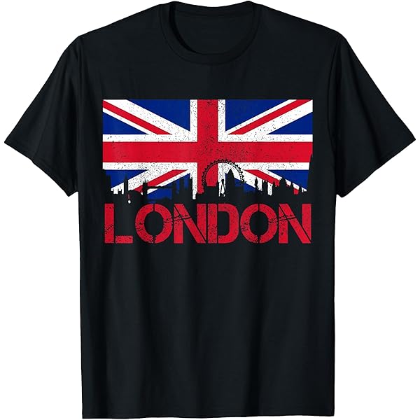 England Shirt Union Jack Bandiera GB Inglese UK Gran Bretagna Da Uomo Manica England T Shirt - Foto 3