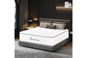 YIDATONG Matelas 140x190 cm - Épaisseur 30 cm - Parfait Soutien - Matelas 2 Personne à Memoire de Forme en Mousse + Bleu Latex et Ressorts - Respirant, Hypoallergénique, H3 Mi-ferme - 7 Zones Ergonomique