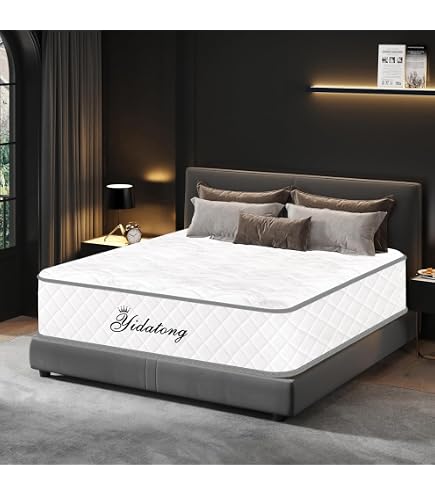 Matelas Hybride 90x190 Cm – Ressorts Ensachés + Mousse Mémoire, 7 Zones De Soutien, Oeko-Tex, 22 Cm D’Épaisseur