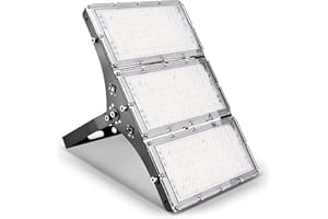 Viugreum 300W Foco Led Exterior, 30000LM Blancos Cálido 3200K Foco Proyector LED 300W, IP66 Impermeable Luz de Seguridad, Led Floodlight para Jardín, Taller, Garaje[Ultrafino]