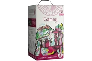 VIGNERONS ARDECHOIS UVICA BIB Cubi Bag-in-Box Gamay - Rouge - 5L - Vignerons Ardechois