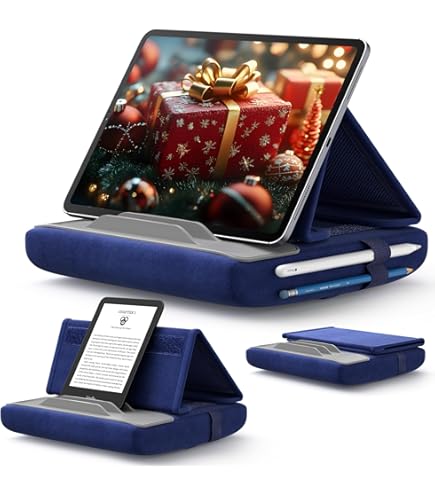 Cudddly Reader tabletkussen, leeskussen, leesstandaard, boekensteun, tablethouder, iPad standaard Owliver