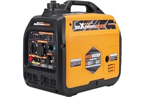 maXpeedingrods LPG/Benzin Inverter Stromgenerator 3500W Generator Gas Leise Stromerzeuger Dual Fuel Notstromaggregat für Camping Garage Reise Outdoor