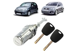 ExpertTech barillet serrure de porte avant gauche conducteur compatible Citroen C2 C3 (2003-2010) 9170.T9