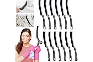 Swetfela 12 Piezas Cepillo Limpieza Hogar,MultifuncióN Cepillos Limpieza Hogar,Cepillo para Limpiar Juntas para Limpieza Profunda de Ventanas,BañOs,Fregaderos de Cocina y Juntas de Azulejos