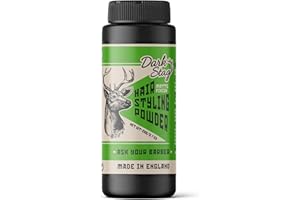 Dark Stag polvere volumizzante capelli, prodotto professionale per lo styling dei capelli da uomo, texture aggiuntiva con tenuta flessibile, 20g