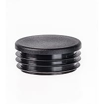 5 Bouchons Noirs Pour Tube Rond 30 Mm - Protection étanche Pour Balustrades, Meubles - 12