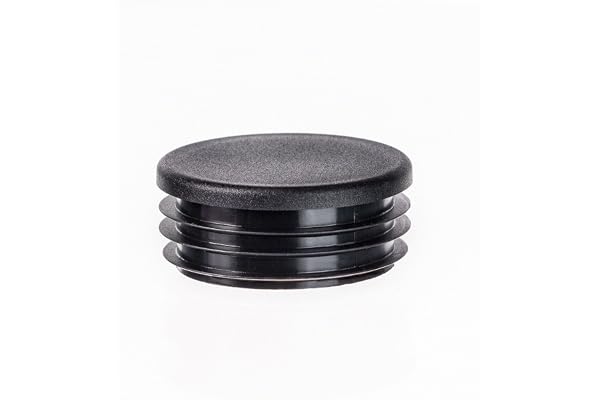 EMFA Bouchon pour Tube Rond 28 mm 5 Piece Noir Capuchon 2,8 cm