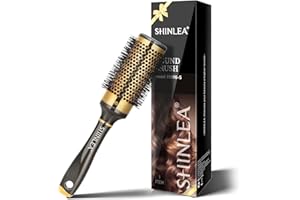 Brosse Cheveux Démélant - Shinlea Brosse Cheveux Bouclés Anti-Traction Pour Fille Femme Homme 43 Mm, Démêlant, Coiffant Et Séchant, Ajoutant Du Volume Et De La Brillance