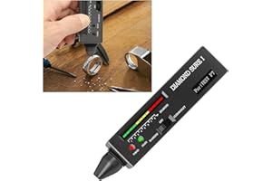 LUOLETY Penna elettronica portatile con luce UV, strumento di prova di durezza professionale di alta precisione per diamanti veri per pietre preziose, principianti ed esperti