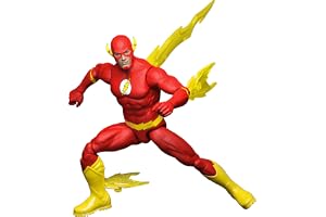 Mattel DC Premier Series 1 The Flash actionfigur 16,5 cm | 22 rörliga leder, superhjä med detaljerad design, speedeffekter