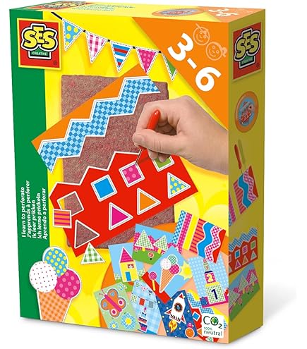 Lifuncren 3 Pezzi Punteruolo e Tappetino per Bambini Kit,30 x 20 cm,con