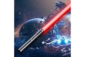 MOZKETO19 Lightsaber Star Wars, USB Rechargeable Lightsabers with Metal Handle, RGB 15 Colors and 4 Modes Light Sabers for Kids and Adults, Christmas Halloween Present for Kids, Lightsaber 1 Pack