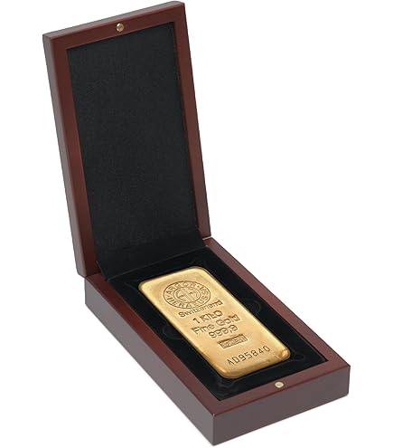 Écrin Volterra Acajou Pour 8 Lingots D'or Sous Blister