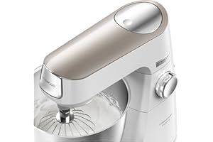 Kenwood Chef Baker PopTop Cover KAT65.000CP, Compatibile con Titanium Chef Baker XL 5 & 7L o Titanium Chef Baker 3.5L & 5L, Accessorio Impastatrice Planetaria, Plastica, Color Champagne