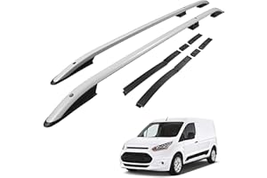 ‎CHROMEMASTER CHROMEMASTER | Dachreling Dachträger | Kompatibel mit Ford Transit Connect 2014- SWB/Short; Zur Befestigung der Dachgepäckträger, Dachboxen oder Dachfahrradträger | Robuste Konstruktion aus Aluminium