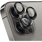 Microsonic Ekran Koruyucu Apple iPhone 15 Pro Max i&ccedil;in Tekli Kamera Lens Koruma Camı Siyah [iPhone 15 Pro Max ile Uyumlu Ekra