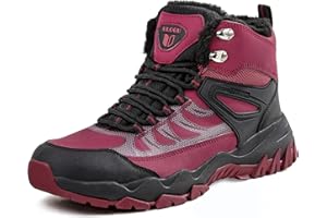 TIAROOTT Wanderschuhe Damen Herren Trekkingschuhe Winter Warm Gefüttert Winterschuhe Knöchelhoch Wanderstiefel Outdoorschuhe