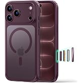 ESR Classic Hybrid Case for iPhone 18 Pro Max/17 Pro Max, Matte Burgundy | Durable Anti-Yellowing, Ultra-Thin, MagSafe Compat