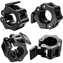Lot De 2 Fermoirs D'haltères 50 Mm - Fermeture Rapide En ABS, Pour Barres D'haltérophilie Et Haltères Courts/longs - 10