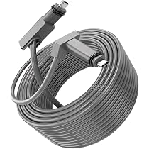 Cavo Di Estensione Starlink 23 Metri (75 Piedi) Per Antenna Rettangolare V2 – Accessorio Gestione Cavi Con Chiodi, Connessione Stabile
