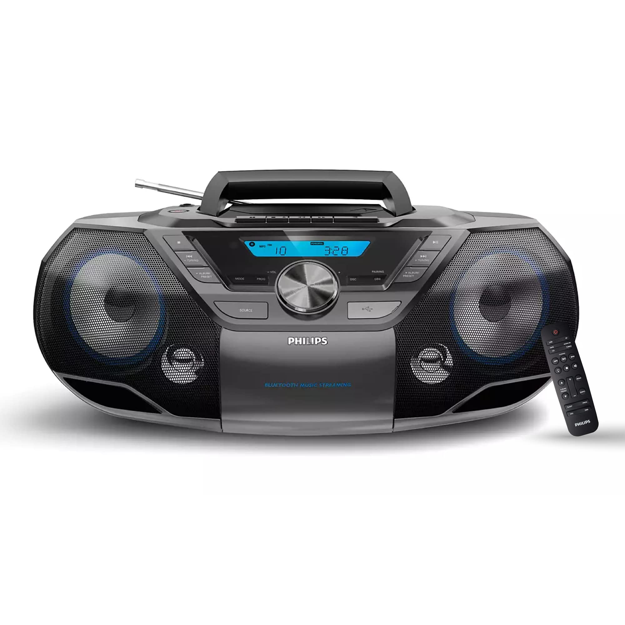 Philips Portable CD Player Bluetooth Boombox Review with Mega Bass Features