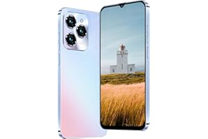 JoyHandy 4G Mobiltelefon 6,6-Zoll-HD-Smart-Bildschirm, 32 GB ROM (256 GB Erweiterung), Android 10.0 OS, Face ID/GPS/WiFi Dual-SIM Smartphone (Hot40Pro-White)