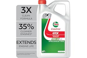 Castrol GTX 10W-40 A3/B4 Engine Oil 5L