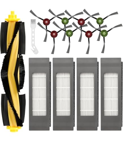 Kit Accessori Ricambio Per Ecovacs Deebot N10 E N10 Plus – 7 Pezzi: Spazzola, Filtri HEPA, Spazzole Laterali E Panni - 4