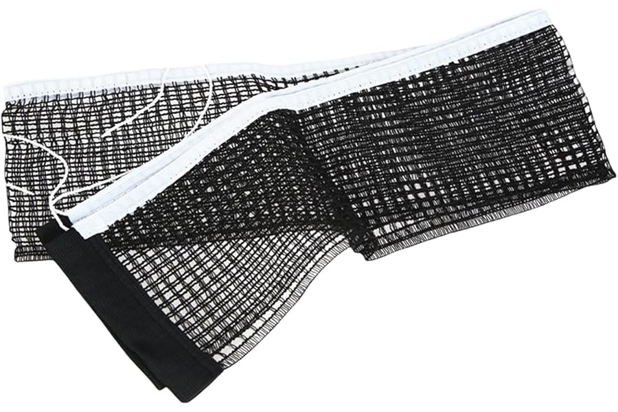 Table Tennis Replacement Net, 175cm Polyester Nylon Cotton Portable Folding String Tension Adjustable Ping Pong Net Equipment Accessories for Indoor Outdoor School Gym Home Fun Activity