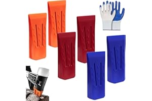 HIQE-FL 7 Stück Fällkeil 6 Zoll,Fällkeil,Baumkeile ABS Schlagfest,Kunststoff Forstkeil,Baumkeile Kunststoff,Fällkeil Kunststoff,Kältebeständig Forstkeil,Fällkeil Forst,Kontrollierten Fällen von Bäumen