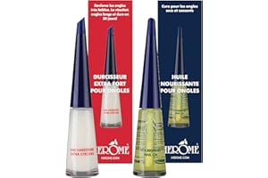 Herome Combi-Pack Indurente Unghie (rinforzante) Extra Forte & Olio Nutriente per Unghie (Nail Hardener Extra Strong & Nourishing Nail Oil) - 2 * 10ml.