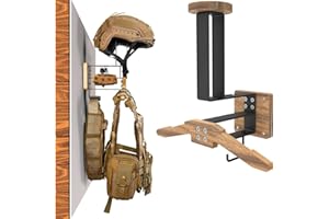 HHUXIUE Tactical Gear Wall Mount, Motorradhelm Halterung Stand Jacket Hanger Plate Carrier Rack Display Organizer für Polizei Fußball Radfahren Anzug