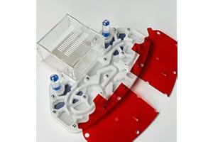 ANT GRAPE Grande Taille 24 * 18cm Acrylique NID DE Fourmis, Ferme DE Fourmis, Habitat DE Fourmis, FORMICAIRE avec ARÉNA INTÉGRÉ « Plateforme » (White)