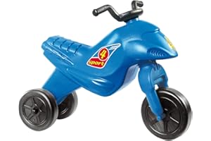 JT-LIZENZEN Dohany Rutscher Motorrad Superbike 4 Medium Kinder Laufrad Lauflernrad blau