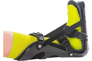 BraceAbility Botte extensible endormie Attelle plantaire de nuit pour fasciite plantaire et attelle de tendinite d'Achille réglable pour le traitement de la douleur du fascia (petit)