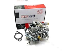 HENKYO Autolite 1100 Carburetor & Manual Choke 1963-1969 Ford Mustang Falcon 170 & 200 Ci inline 6-cylinder automatic transmission F100 series truck 223 262 cubic inch engines