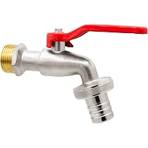 Lot De 2 Raccords De Cloison 1/2" Femelle En Inox 304 - Pour Réservoirs D'eau, Cuves, Récupérateurs
