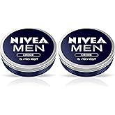 NIVEA Men Creme Erkek Bakım Kremi 30 ml, El, Y&uuml;z ve V&uuml;cut Nemlendirici Krem, Hızlı Emilir, Yapışkan His Bırakmaz 2li paket