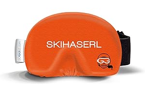 Soggle Gafas de esquí con funda de microfibra (tamaño único)