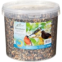 Dehner Natura Wildvogelfutter, Streufutter im Eimer, 3 kg