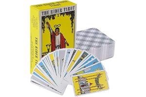 Bonhoom Set med 78 Rider tarotkort med instruktioner (svenska inte garanterad) för ödes divination, kortspel för fester, taro