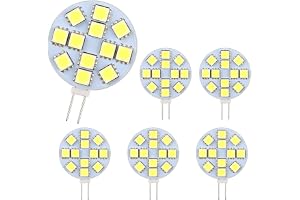 G4 LED-lampa 2W, AC/DC12-24V, 200LM varmvit 3 000 K, 12x 5050SMD, motsvarar 20W halogenlampa, ej dimbar, G4 rund LED-lampa fö