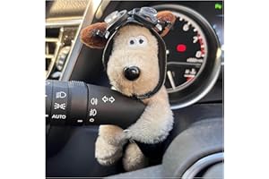 BFYHVP Autodekoration Hund, Auto Deko, Auto Zubehör Innenraum, Auto Deko Innenraum, Auto Innenraum Zubehör, Plüschhund Auto Zubehör Innenraum Deko, Süßer Hund Auto Armaturenbrett Dekorationen