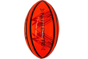 Optimum LED Glow Rugby Ball Size 5 – Motion Activated with Auto-Off | Durable Water-Resistant Night Play | Includes Pump & Spare Batteries | UK Sports Brand