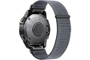 ANBEST Nylonowy pasek 26 mm do Fenix 7X / Fenix 6X / Fenix 5X / Enduro, ultralekki, szybkoschnący pasek do zegarka Fenix 6X Pro / Enduro 2 / Tactix 7 Pro / Descent Mk1 / Fenix 3