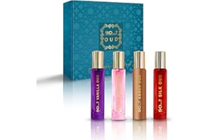 SO…? Oud Premium Womens Perfume Gift Set, Vanilla, Rose, Amber, Silk, Eau De Toilette with Long Lasting Fragrance - Travel Size Mini Perfume for Girls, Ladies Gift Sets (4 x 15ml)