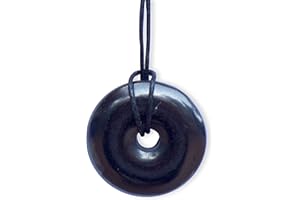 NEURO GYM BODY FOR LIFE Collar para Mujer DONAT, auténtico meteorito Shungit | Extrema protección geopatógena y electromagnética